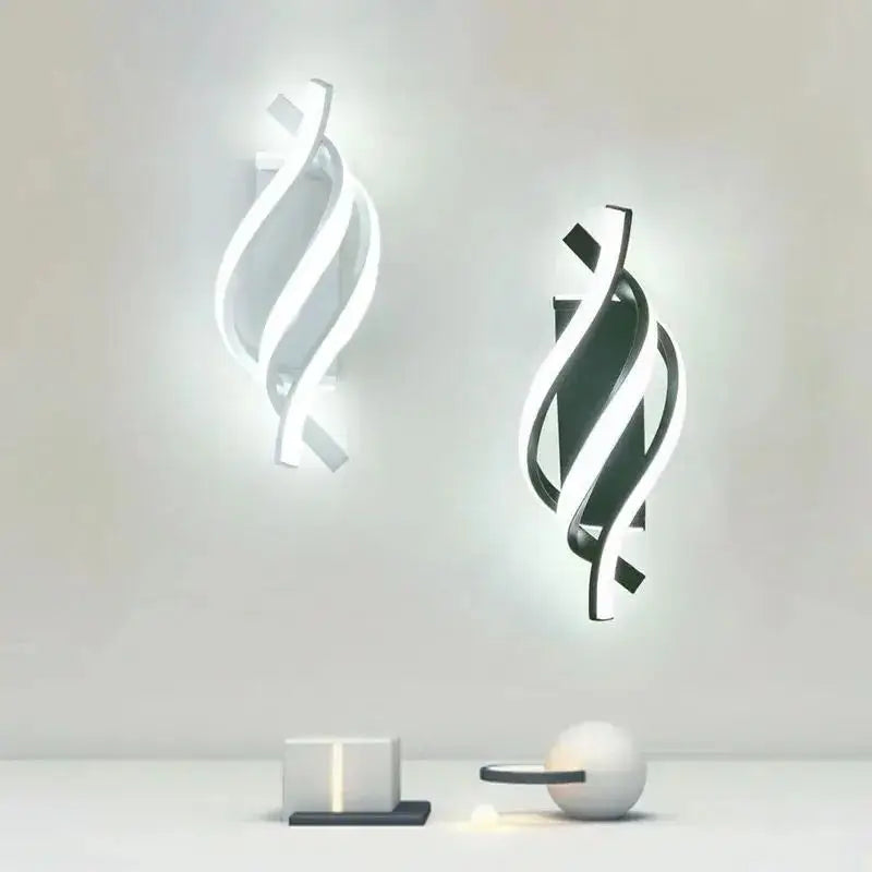 Applique murale chambre design et minimaliste en spirale Mon Luminaire™