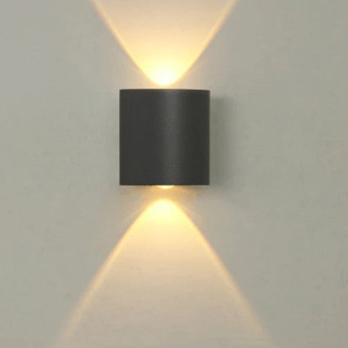 Applique murale chambre design et moderne Noir 2 / Blanc chaud (2700–3500K) Mon Luminaire™