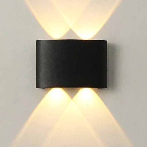 Applique murale chambre design et moderne Noir 4 / Blanc chaud (2700–3500K) Mon Luminaire™