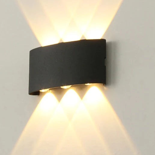 Applique murale chambre design et moderne Noir 6 / Blanc chaud (2700–3500K) Mon Luminaire™