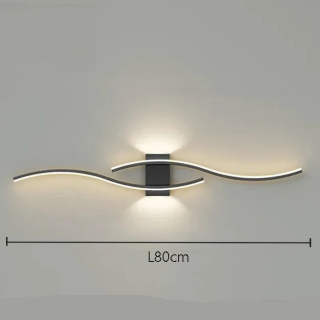 Applique murale chambre double vague moderne Mon Luminaire™