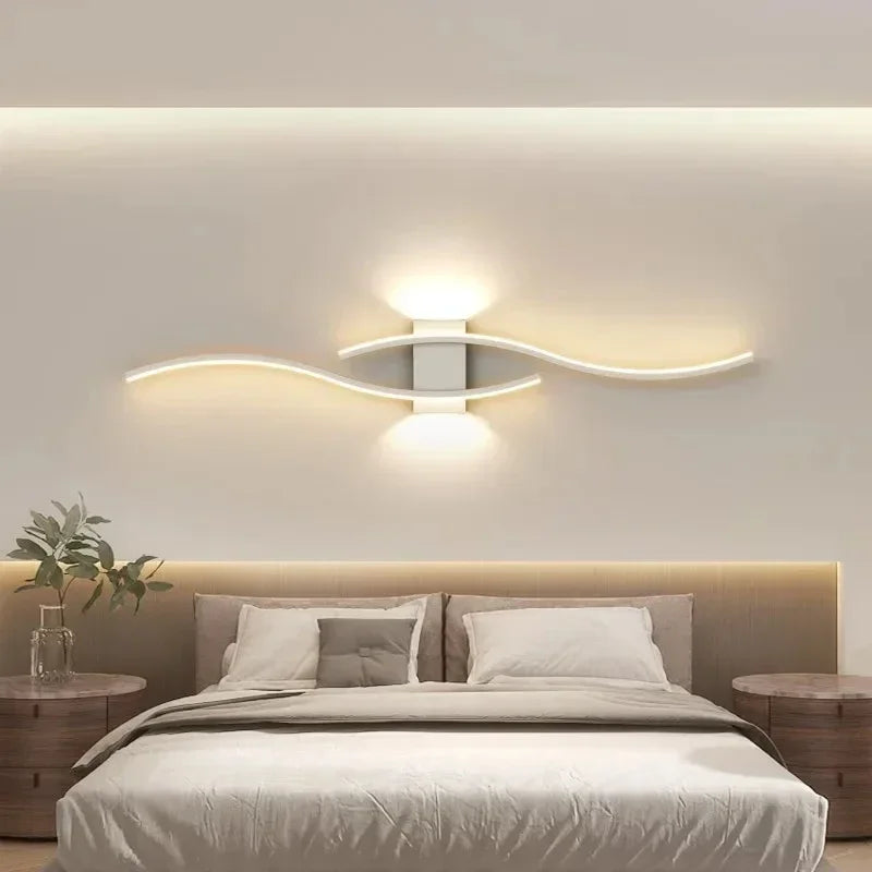Applique murale chambre double vague moderne Mon Luminaire™