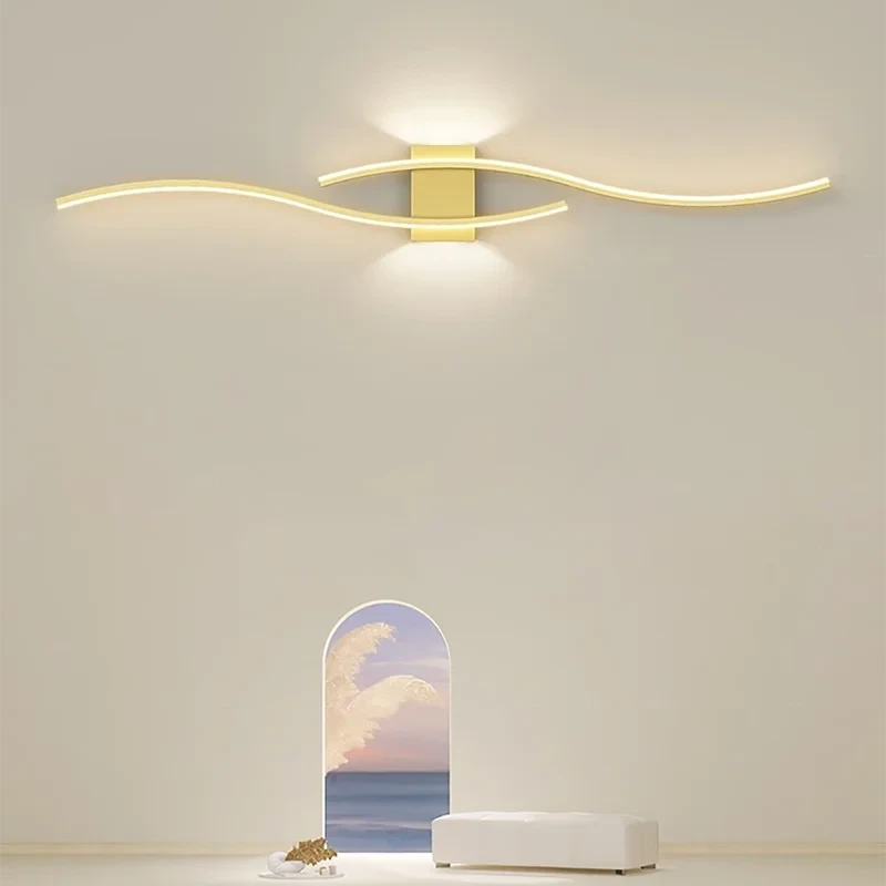 Applique murale chambre double vague moderne Mon Luminaire™