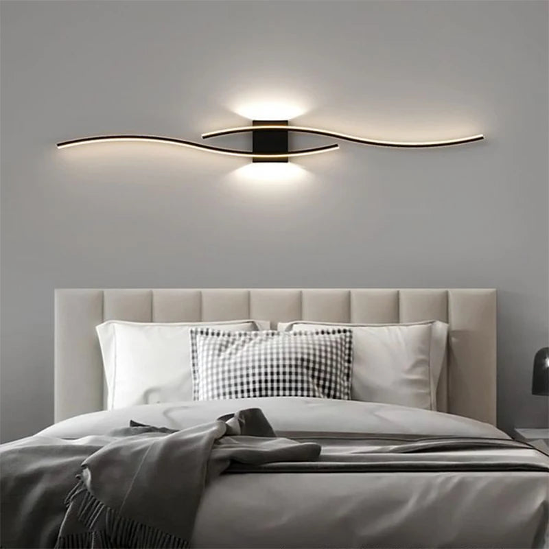 Applique murale chambre double vague moderne Mon Luminaire™