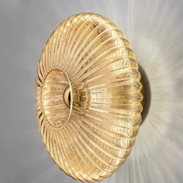 Applique murale en verre originale Marron / Blanc chaud Mon Luminaire™