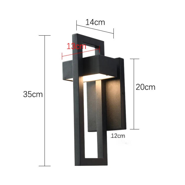 Applique murale extérieur LED moderne et design 35cm / Blanc froid (6000K) Mon Luminaire™