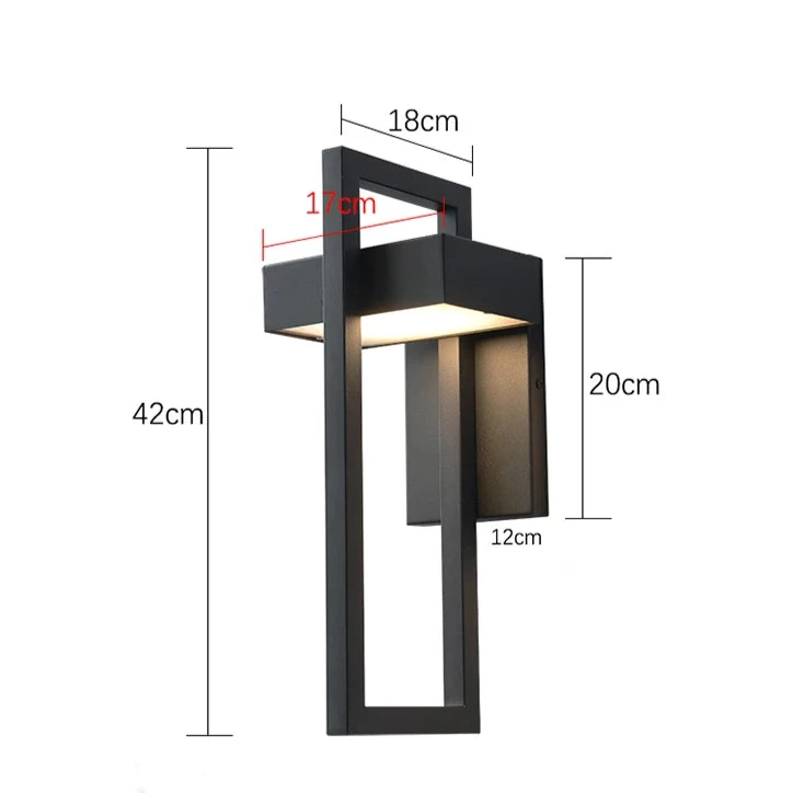 Applique murale extérieur LED moderne et design 42cm / Blanc froid (6000K) Mon Luminaire™