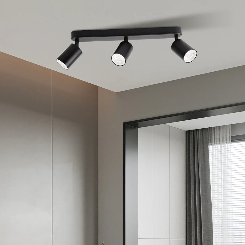Applique murale / plafonnier spot LED triple noir Mon Luminaire™