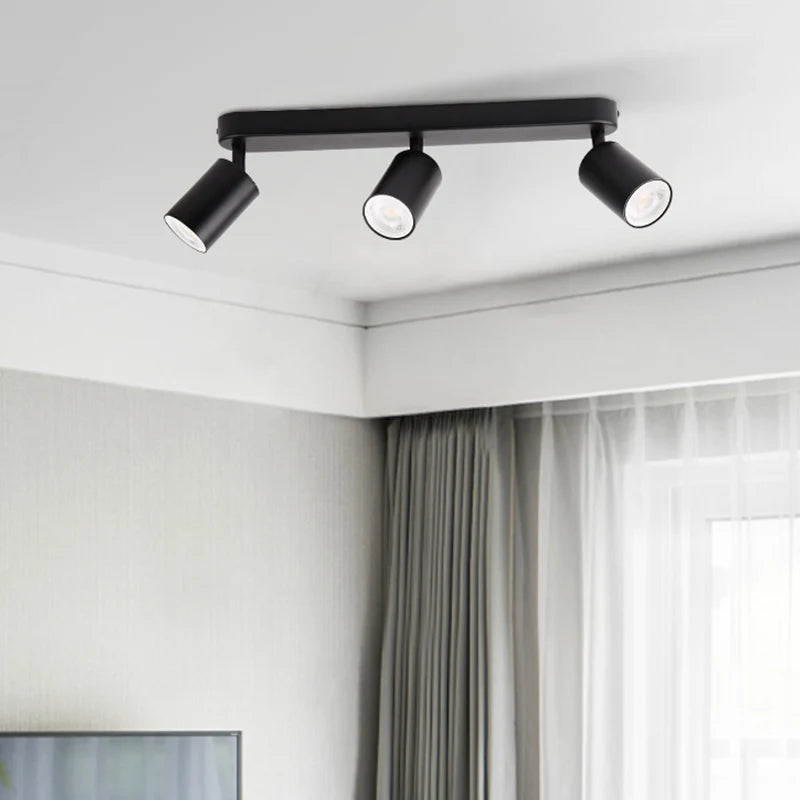 Applique murale / plafonnier spot LED triple noir Mon Luminaire™
