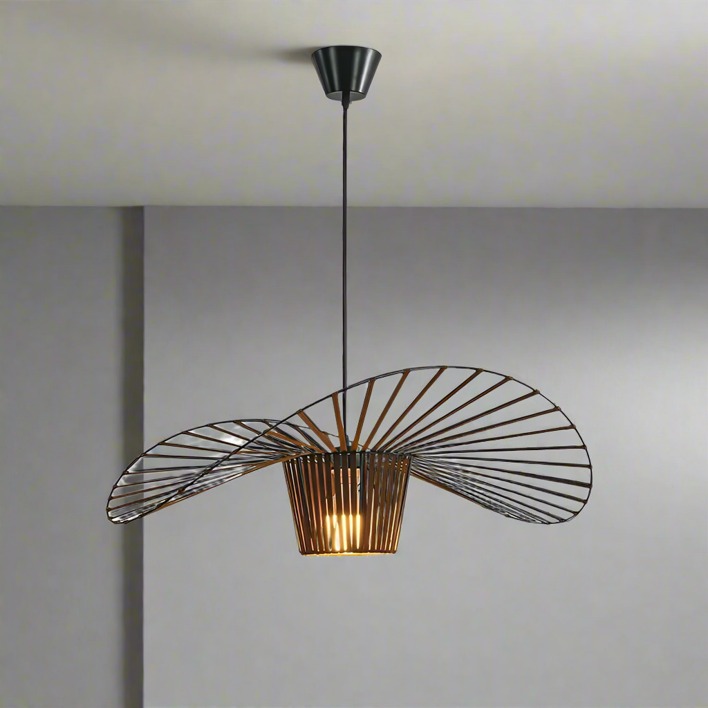 Suspension design moderne abstraite marron Mon Luminaire™