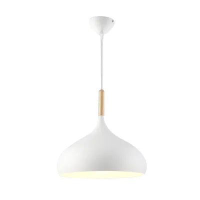 Suspension luminaire vintage pastel Blanc / 24cm / Blanc chaud (3000K) Mon Luminaire™