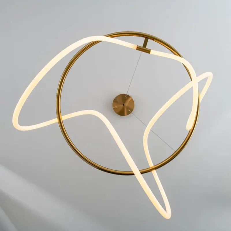 Suspension style nordique LED pour salle à manger cercle Mon Luminaire™