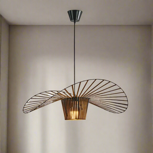 Suspension design moderne abstraite marron Mon Luminaire™