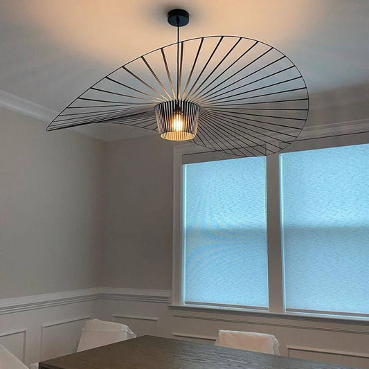 Suspension design moderne abstraite noire Mon Luminaire™