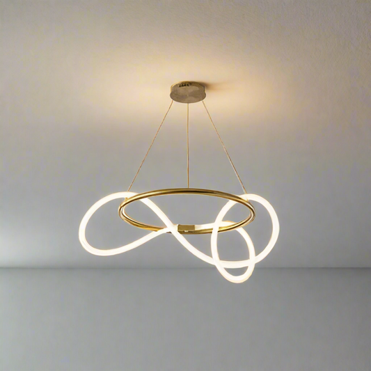 Suspension style nordique LED pour salle à manger cercle Mon Luminaire™